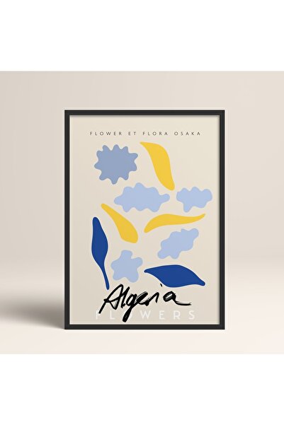 HOMEPACK Crna slika u drvenom okviru, uokviren poster, umetnički moderni zidn...