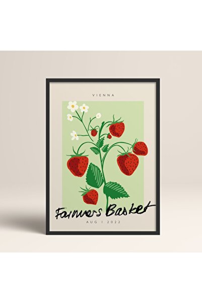 HOMEPACK Crna slika u drvenom okviru, uokviren poster, umetnički moderni zidn...