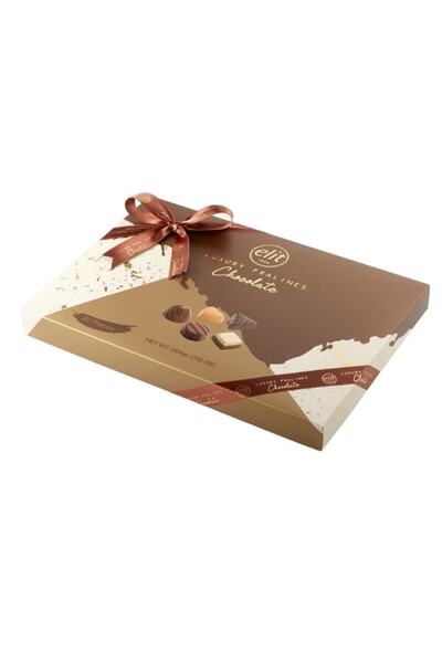 Elit Luxury Pralines Spesiyal Kutu Kahverengi 204 Gr