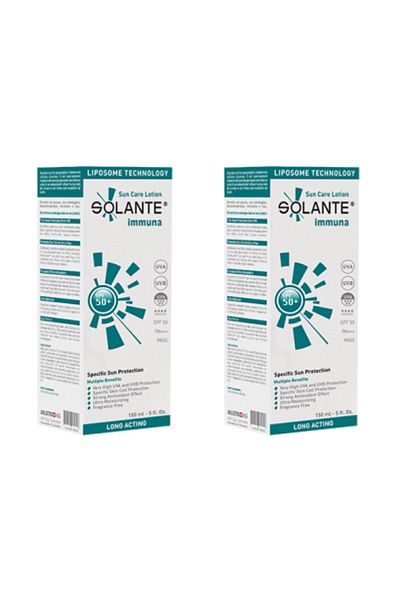 Solante Immuna SPF 50+ Sun Care Lotion 150x2 Ml