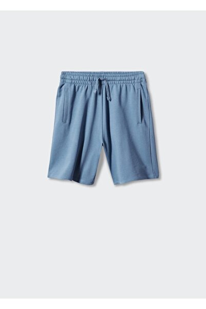 Mango Teen Βαμβακερές βερμούδες για τζόκινγκ