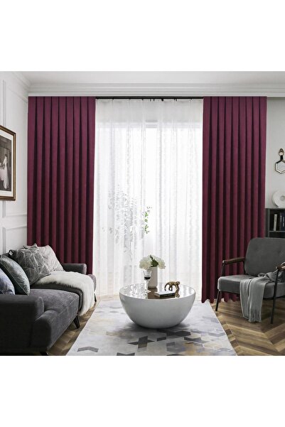 YS PERDE TASARIM Petek Dokulu Kadife Görünümlü Dökümlü Yüksek Kaliteli Fon Pe...