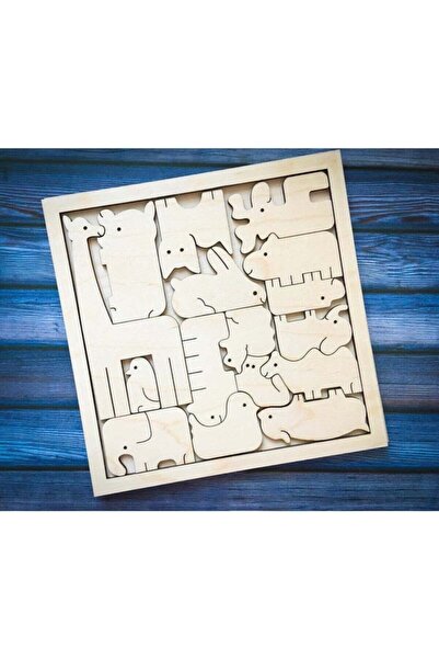 MartinaCole 16 Parça Hayvanlar Puzzle Eşleştirme Oyunu