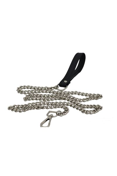 Anatolia Leather Handle Dog Walker Chain 8mm X 140cm