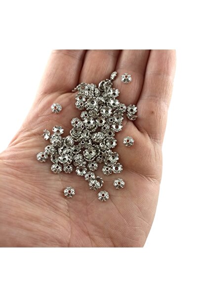 Selderesi 50 Adet Habbe Kapama Tesbih Püskülü Için Boncuk Alt Üst Şapka Bülbü...