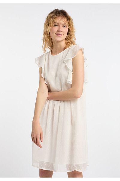 Dreimaster Vintage Midikleid mit Rüschen imane