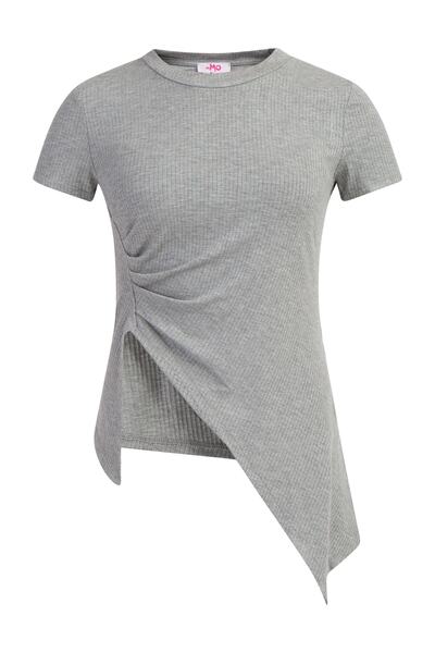 myMo Tricou din Jersey aus Rippstrick nolie