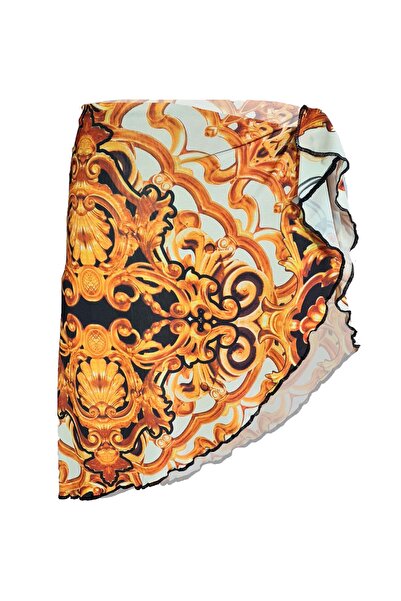 Bolder Arianna Gold Pattern Short Pareo