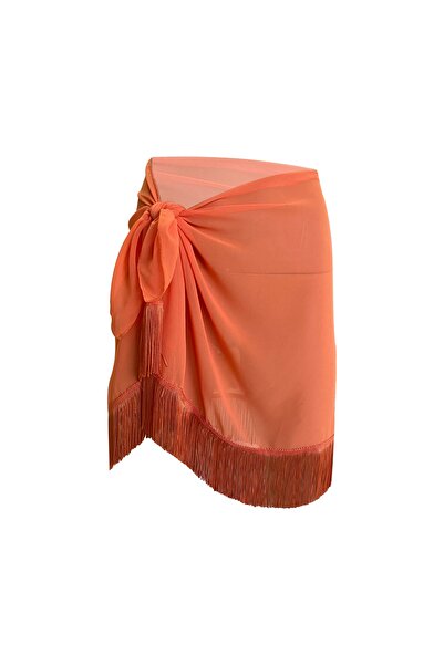 Bolder Tasseled Orange Pareo
