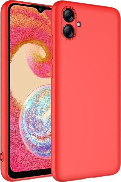 Case 4U Samsung Galaxy A04e Uyumlu Kılıf Kamera Korumalı Içi Kadife Logosuz M...