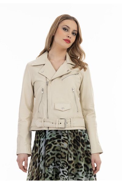Faina Colina Lederjacke - Model Ledere Jacked