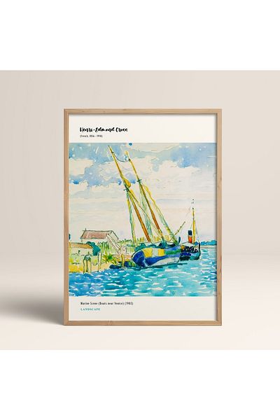 HOMEPACK Рамкиран модерен кръст Анри-едмон 30x40см 40x60см 50x70см Черно Бяло Дърво Mdn007
