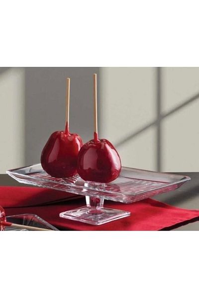 Paşabahçe Madlen Rectangular Serving Plate - Pasabahce Footed