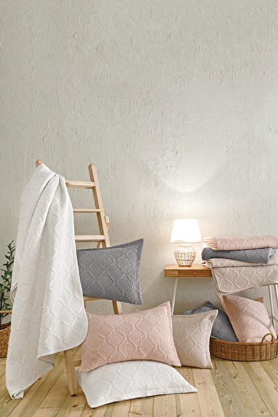 Puffy Julian Tek Kişilik Yatak Örtüsü Seti - Füme