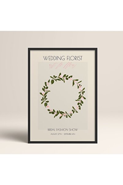 HOMEPACK Crna slika u drvenom okviru, uokviren poster, umetnički moderni zidn...