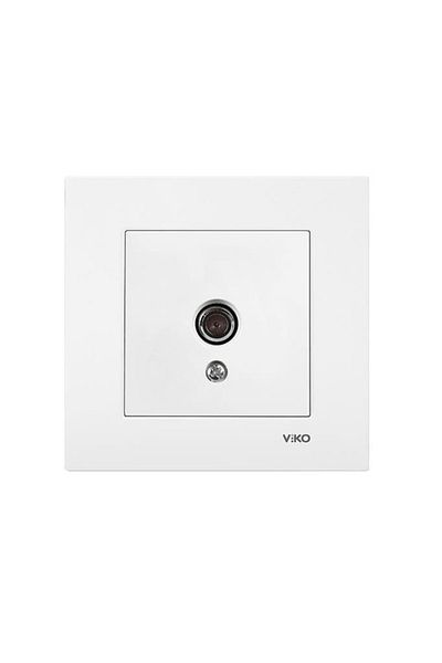 VİKO Karre TV Socket White with End