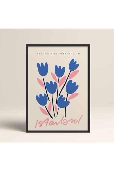 HOMEPACK Tablou cu rama din lemn negru Poster cu rama Decor artistic modern d...