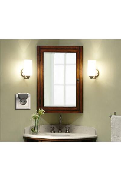 SCHNEIDER إطار مقبس مؤرض مغطى باللون الكريمي من Asfora