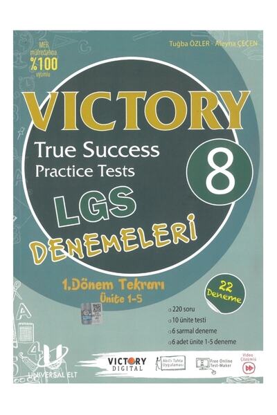 UNIVERSAL ELT Victory Lgs Ingilizce Ilk Dönem 22 Deneme Sınavı