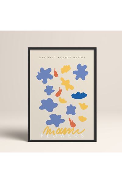 HOMEPACK Crna slika u drvenom okviru, uokviren poster, umetnički moderni zidn...