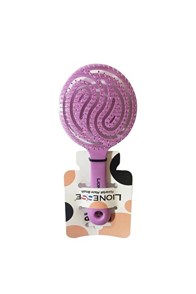 Tarko Βούρτσα μαλλιών Lionesse Στρογγυλή Μωβ Χ 12