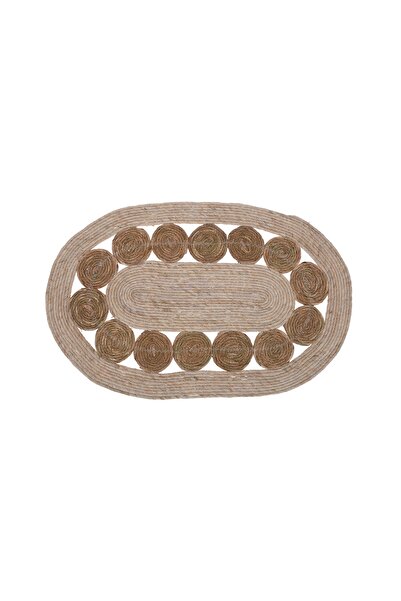 BOYNER EVDE Hasır Oval Kilim 80x50 Cm