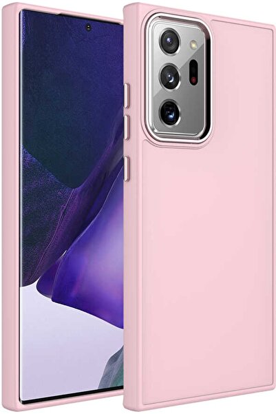 Case 4U Samsung Galaxy Note 20 Ultra Uyumlu Kılıf Metal Çerçeve Hassas Butonl...