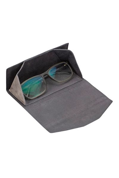 PLM Smart Glass Leather Glasses Case Tn18ef Gray
