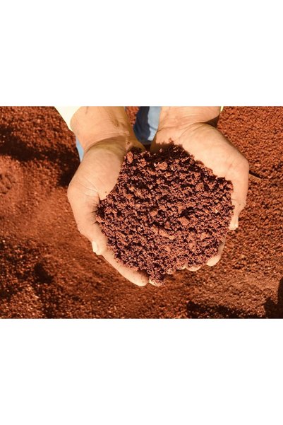 Asenya Kırmızı Pomza Taşı 0-5 Mm 10 Kg Volkanik Cürüf Ponza Lav Kırığı