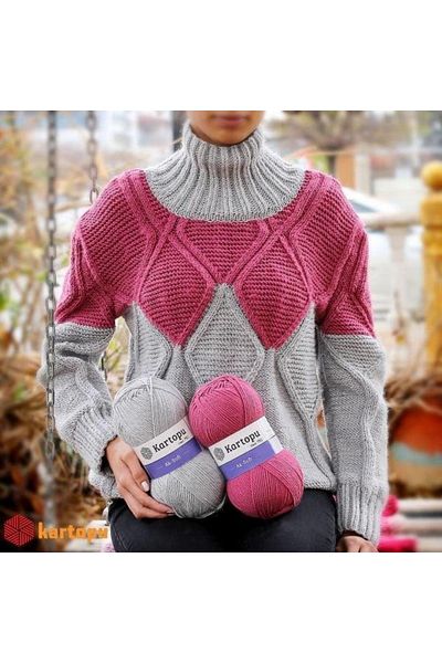 Kartopu Aksoft Cumin Color Hand Knitting Yarn K1362