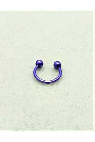 TÜKKAN ACCESSORİES 316l Cerrahi Çelik Piercing 10 Mm Kırmızı Kaplama Diş,duda...