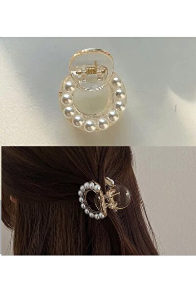 NEW HİLL Srednje velika čvrsta kopča za sakupljanje sa perlama - 4x3,6 cm