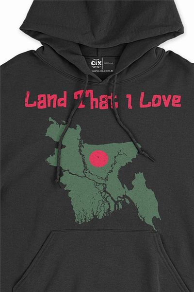 Cix Hanorac cu glugă din Bangladesh - Land That I Love Hoodie