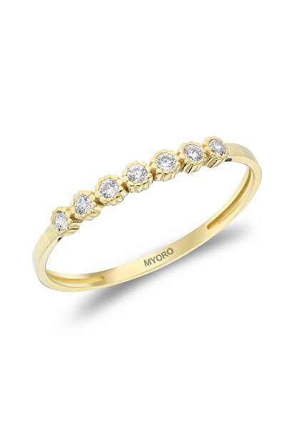 myorogold 14 Ayar Altın Fantezi Eklem Yüzük