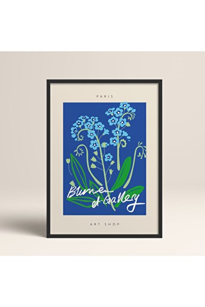 HOMEPACK Crna slika u drvenom okviru, uokviren poster, umetnički moderni zidn...