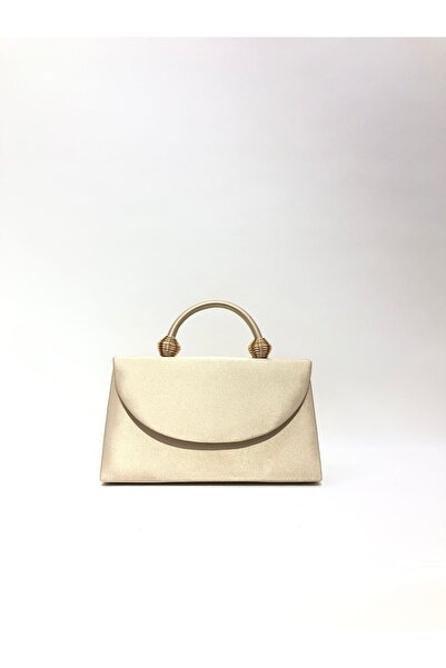 womenacs Mink Color Satin Fabric Evening Dress Women Bag Handheld and Long Strap Use (Chain Strap)