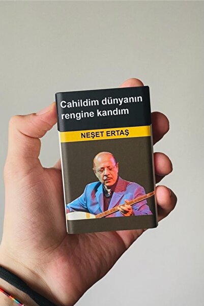 Namgo Neşet Ertaş Standart Plastik Sigara Tabakası Kutusu