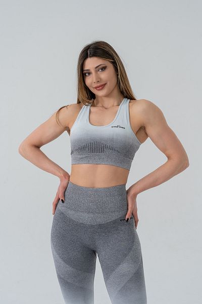 GYMXPRO Varrat nélküli összehúzó varrat nélküli színátmenetes melltartó (EGY FELSŐ)