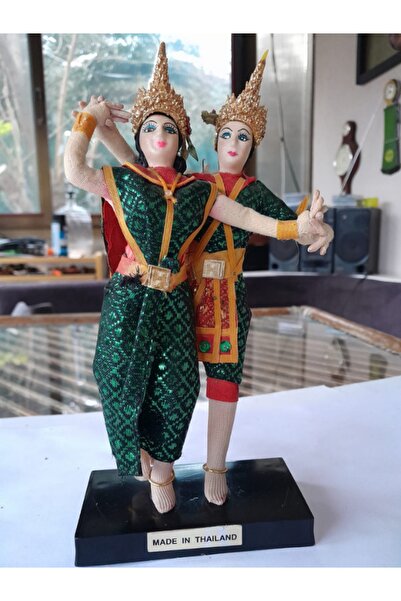 onyyapim Vintage Geleneksel Taylandlı Prens Ve Prenses Dans Eden Çift Bebek B...