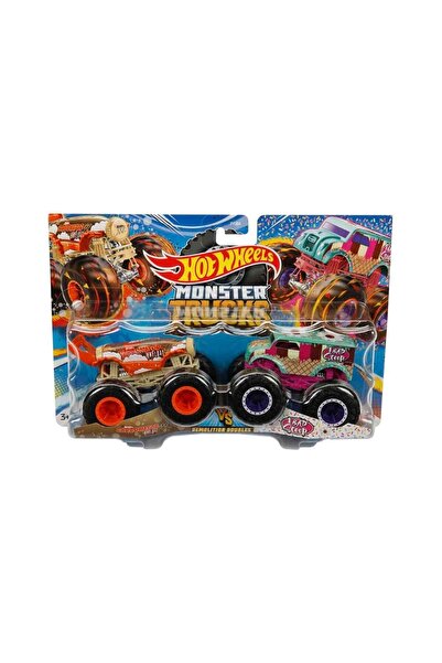 HOT WHEELS Monster Trucks Güçlü Ikili 1:64 Arabalar Hnx27