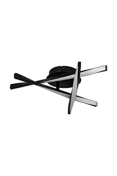 Eglo 75684 "Adeje" Black Aluminum Steel Led Ceiling Lamp - Ip20 Max: 12.5W Width: 41.5