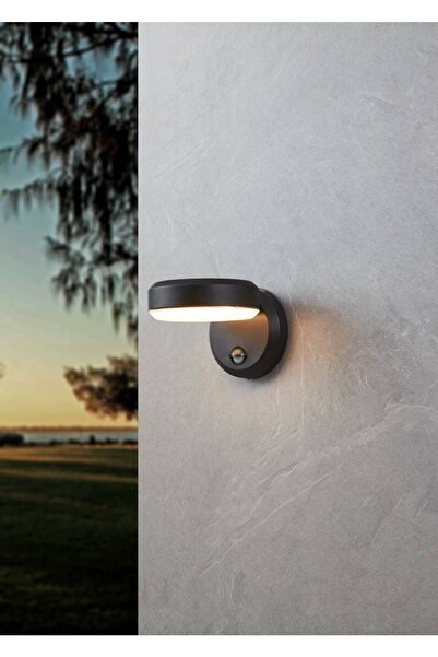 Eglo 900674 "FORNACI" Çelik Dış Mekan Sensörlü Bahçe Aydınlatması Aplik Ip44