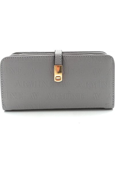 Armine Cüzdan C 02 Gri Lazer