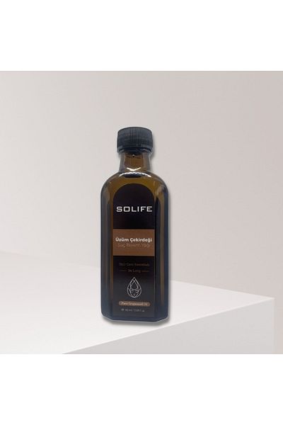 SOLIFE 100 ml Hair Care Oil - Grape Seed, Hair Extension Effect
