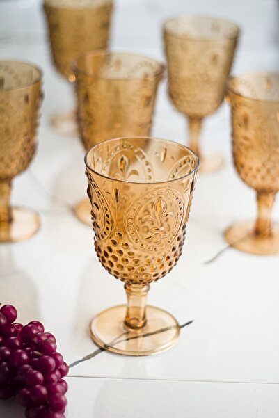 Depa Akrilik Bal Tekli Kadeh & Su Meşrubat Kahve Yanı Bardağı 450 Ml ( Cam De...