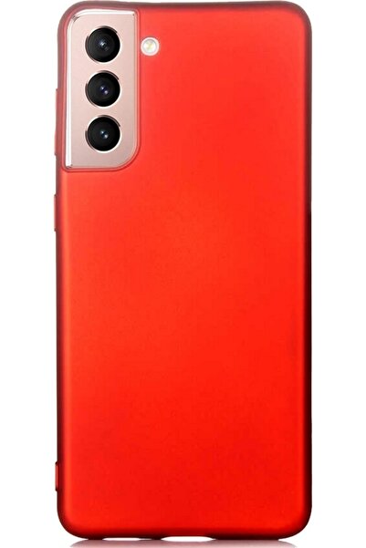 Case 4U Samsung Galaxy S21 Uyumlu Kılıf Klasik Mat Renkli Yumuşak Premier Sil...