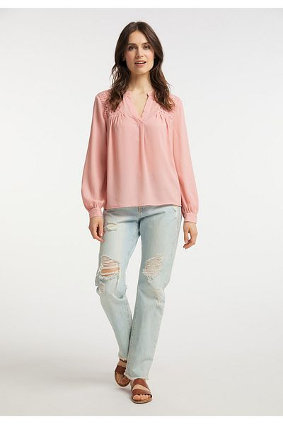 USHA Bluse - Rosa - Regular Fit
