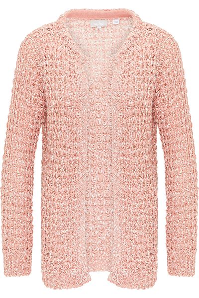 USHA Strickjacke - Rosa - Regular Fit