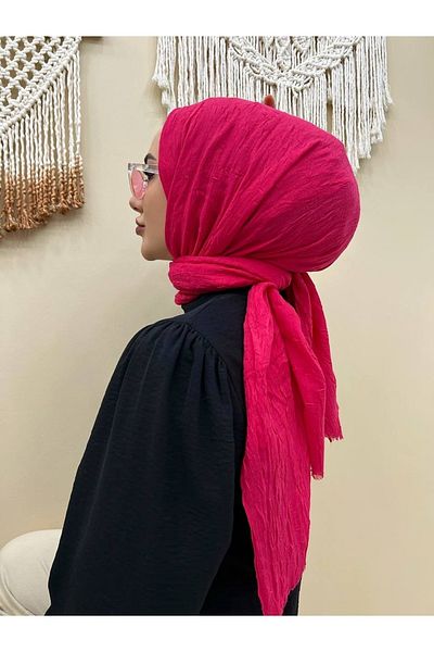 useev Bamboo Scarf Shawl Fuchsia Pink 90*190