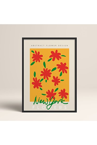 HOMEPACK Crna slika u drvenom okviru, uokviren poster, umetnički moderni zidn...